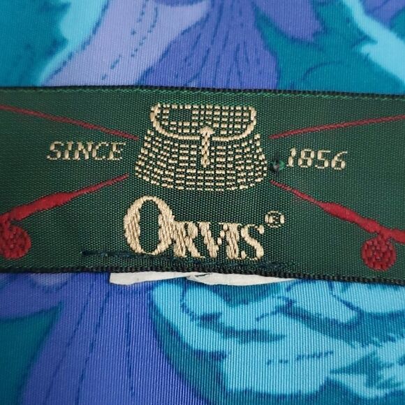Orvis‎ vintage house dress, short sleeves blues.. Great little housedress. Y2K - Picture 7 of 7